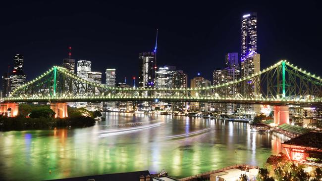 Brisbane is expected to reap the benefits of its Olympic city status before and after the 2032 Games. Picture: Peter Wallis