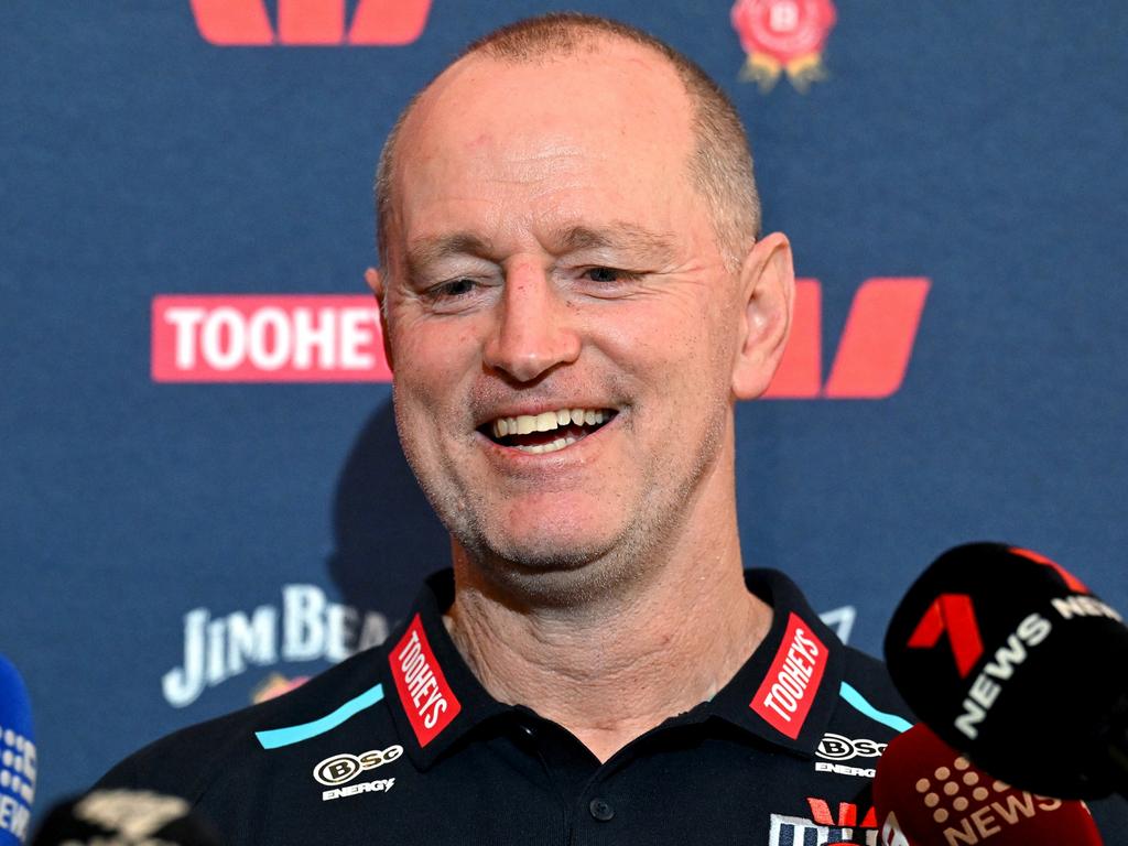 Michael Maguire won a premiership with South Sydney in 2014. Picture: Bradley Kanaris/Getty Images