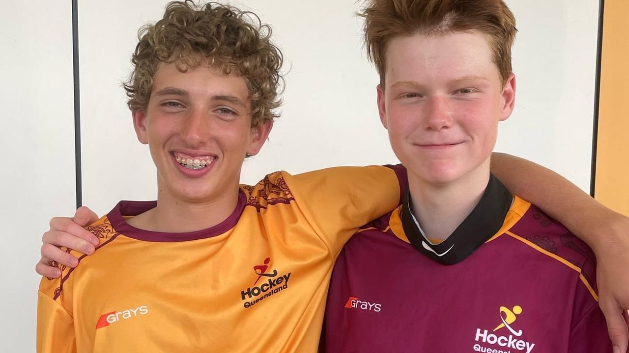 Brisbane Grammar School pair Jordan Donald and Hayden Scholes.