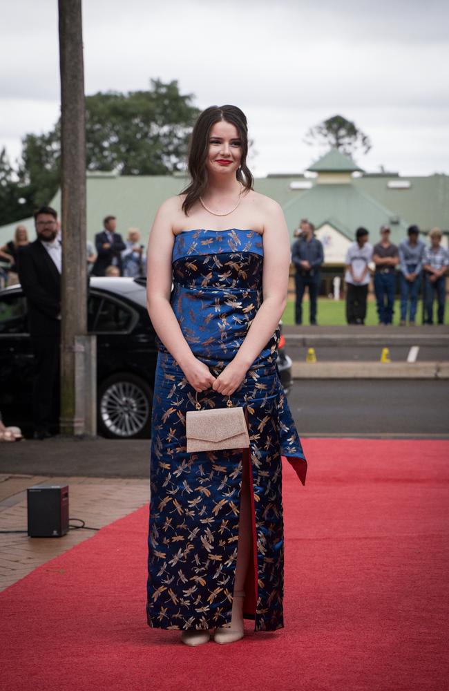 Addison Reimann arrives at Toowoomba Anglican School class of 2024 school formal. Friday, November 15, 2024. Picture: Christine Schindler