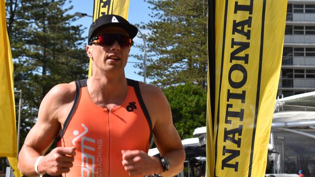 Athletes at the Sunshine Coast Ironman 70.3 2023.