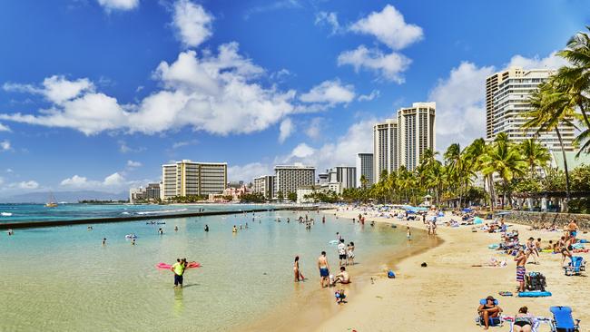 Waikiki, where William Doherty was on shore leave at the time of his offence. Picture: iStock