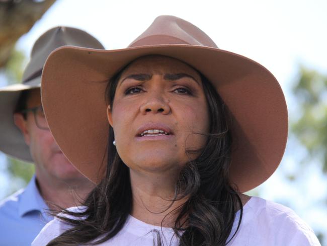 Jacinta Nampijinpa Price pictured in Alice Springs on May 1. Picture: Gera Kazakov