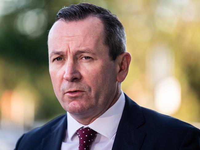 WA premier Mark McGowan. Picture: AAP