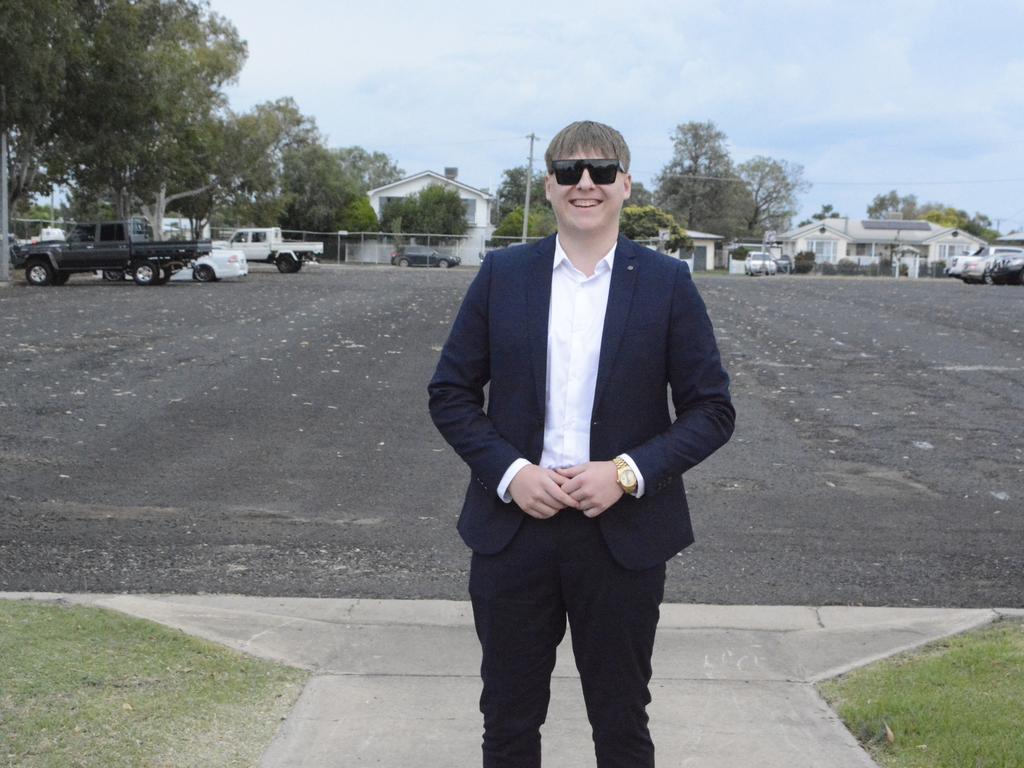 Kai Marshall at the Dalby Christian College Formal