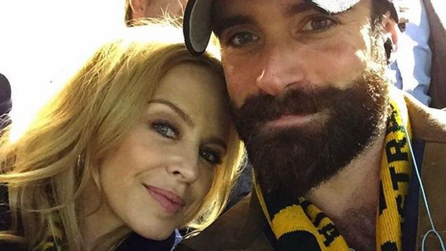 Kylie Minogue and former fiance Joshua Sasse Picture: Instagram
