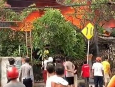 Shocking footage of Bali on fire goes viral