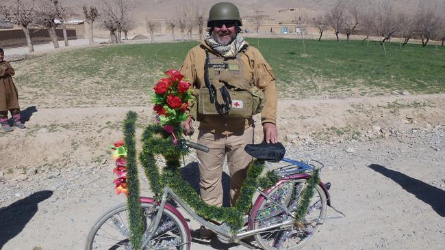 David Savage on deployment in Chora, Uruzgan Province, Afghanistan in 2012.