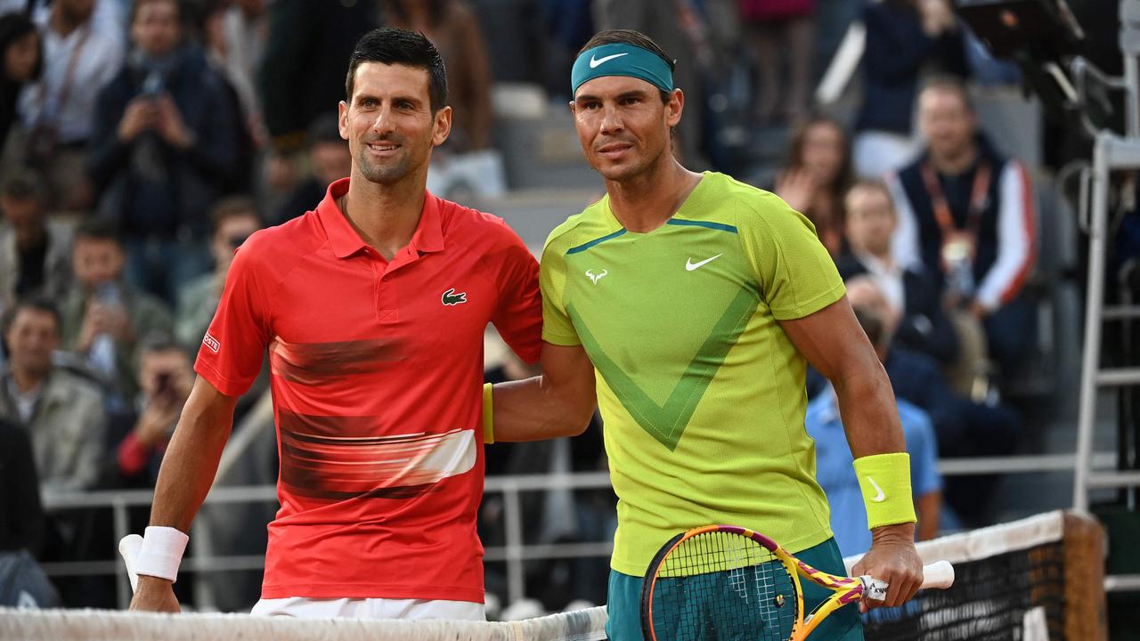 Nadal dubbed Djokovic the best ever. (Photo by Anne-Christine POUJOULAT / AFP)