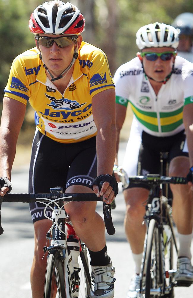 Jordan Kerby in his road cycling days.