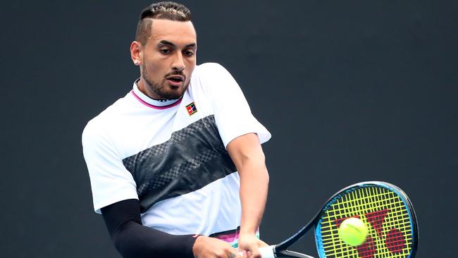 Nick Kyrgios went out in round 1