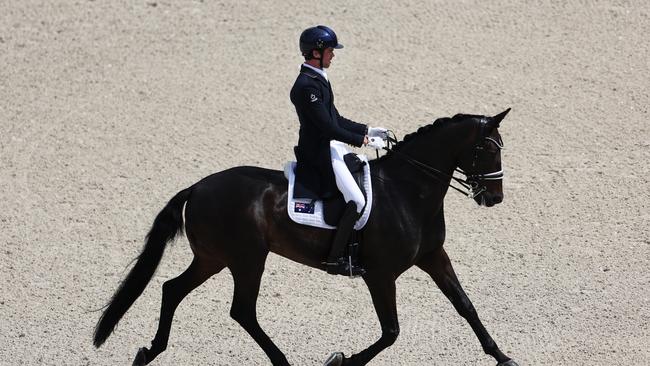 William Matthew competes in the dressage at the Paris Olympics. Picture: Mike Hewitt/Getty Images)