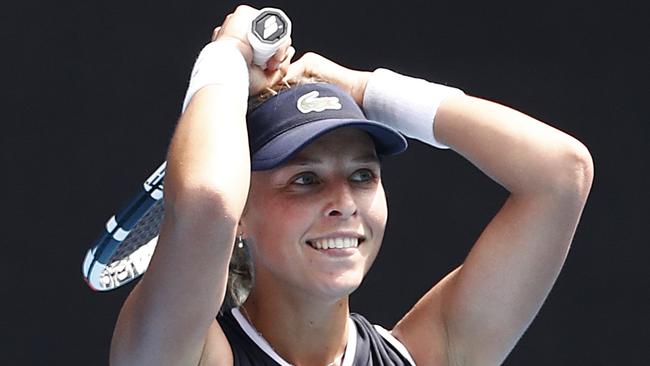 Anett Kontaveit will face Simona Halep in the quarter-finals at the Australian Open. Picture: Darrian Traynor/Getty Images