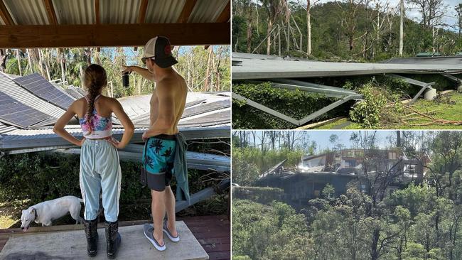 Stoner’s damaged house at Upper Coomera. Picture: Casey Stoner.