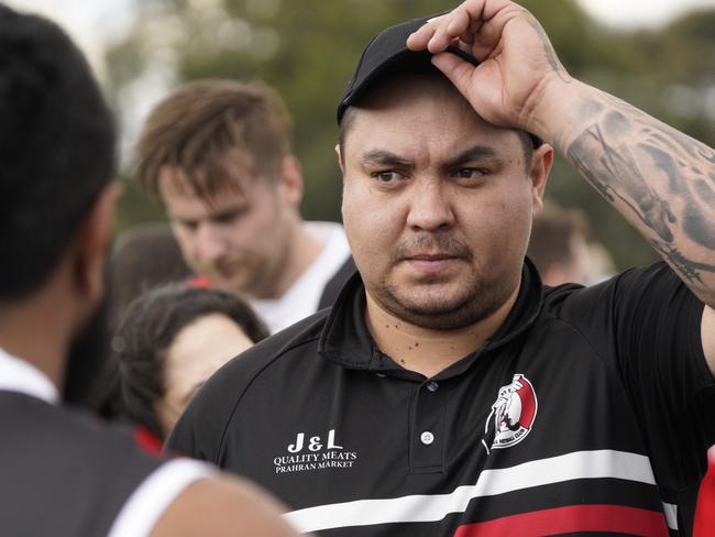 St KIlda City coach Ryan Hoy.