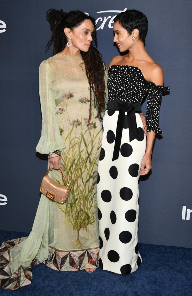 Lisa Bonet and her daughter, Zoe Kravitz. Picture: Getty Images