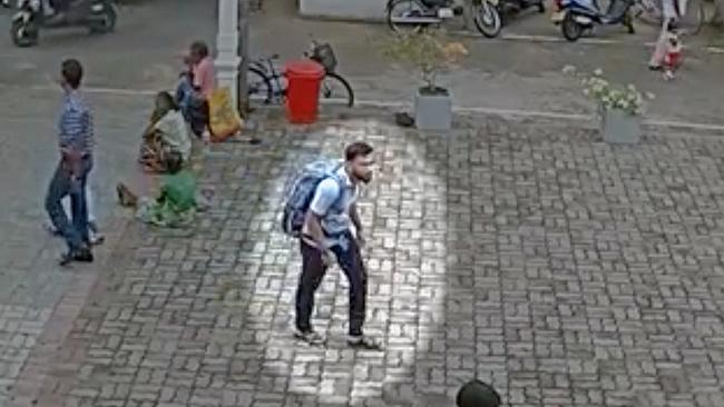 CCTV images released of one of the bombers before an attack in Sri Lanka. Picture: CNN