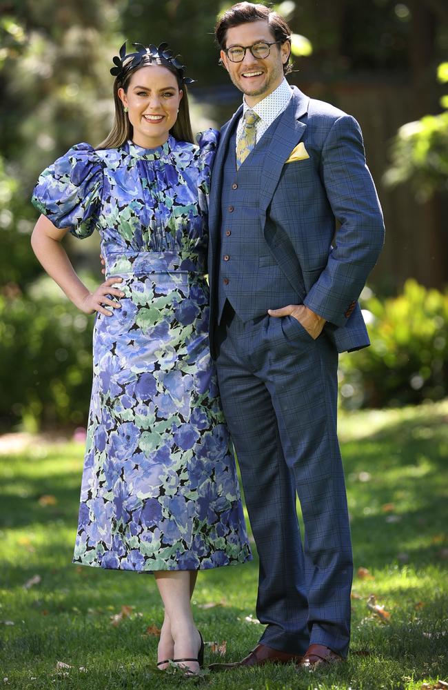 Tunny and her fiance, Rob Mills, who she says is in her corner to help her through everything. Picture: David Caird