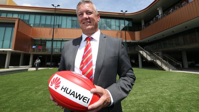 New Gold Coast CEO Mark Evans at Suns HQ at Carrara. Picture: Glenn Hampson