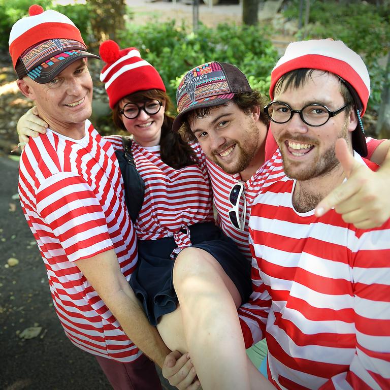 Where’s Wally??... Sam Seebeck, Elly Smart, Samuel Hare, Jason Williams at BASSINTHEGRASS 2015