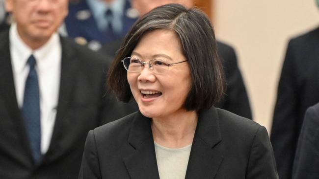 Taiwan President Tsai Ing-wen will exit the role after serving the maximum term. Picture: AFP