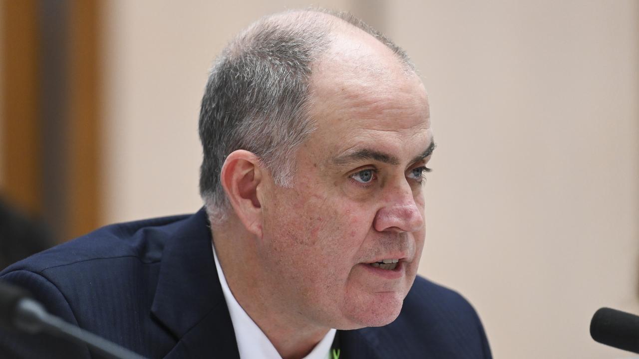 ABC managing director David Anderson appeared before senate estimates on Thursday evening. Picture: NewsWire / Martin Ollman