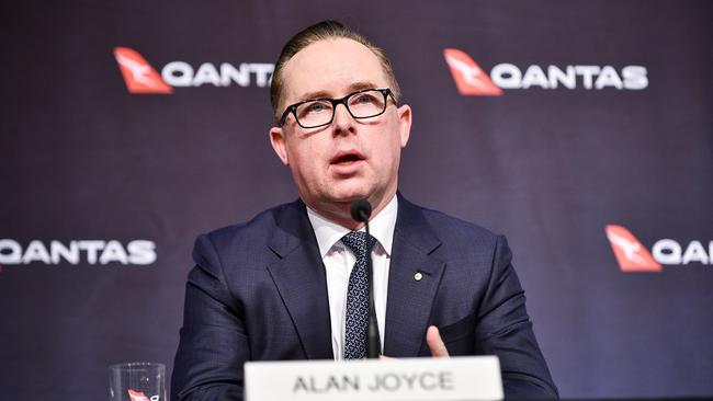 Qantas boss Alan Joyce. Picture: Flavio Brancaleone