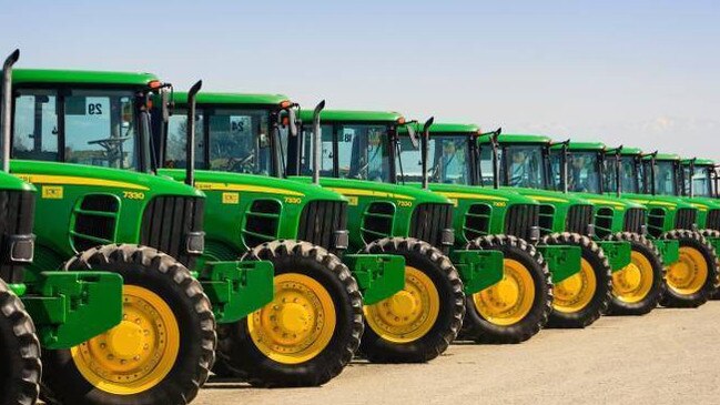 Tractor sales were up 38 per cent in November.