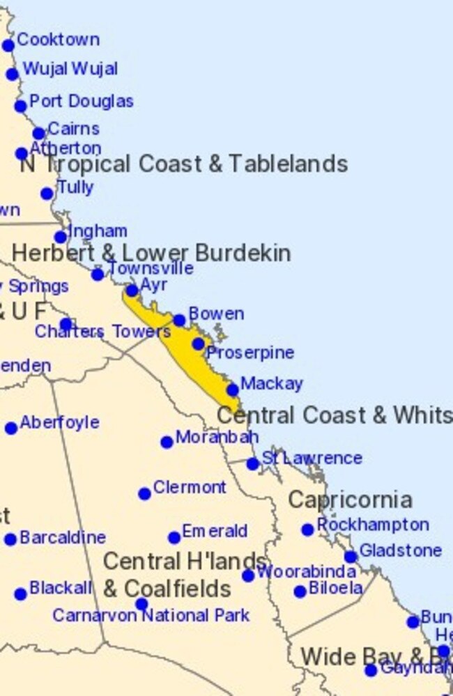 A slow moving cluster of thunderstorms about the Central Coast is producing heavy rainfall and the risk of damaging wind gusts.