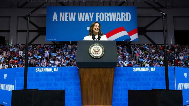 US Democratic presidential candidate Kamala Harris. Picture: AFP