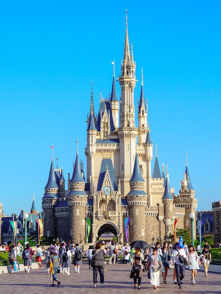 The Cinderella Castle at Tokyo Disneyland in Japan. Picture: supplied