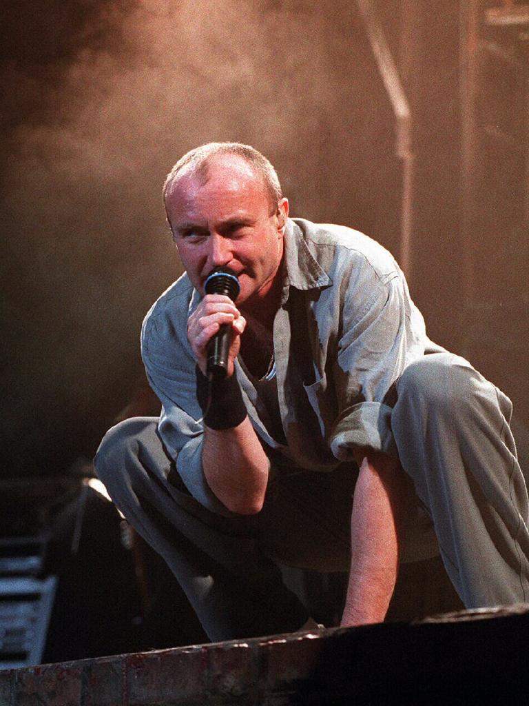 On-stage in Sydney in the ’90s.