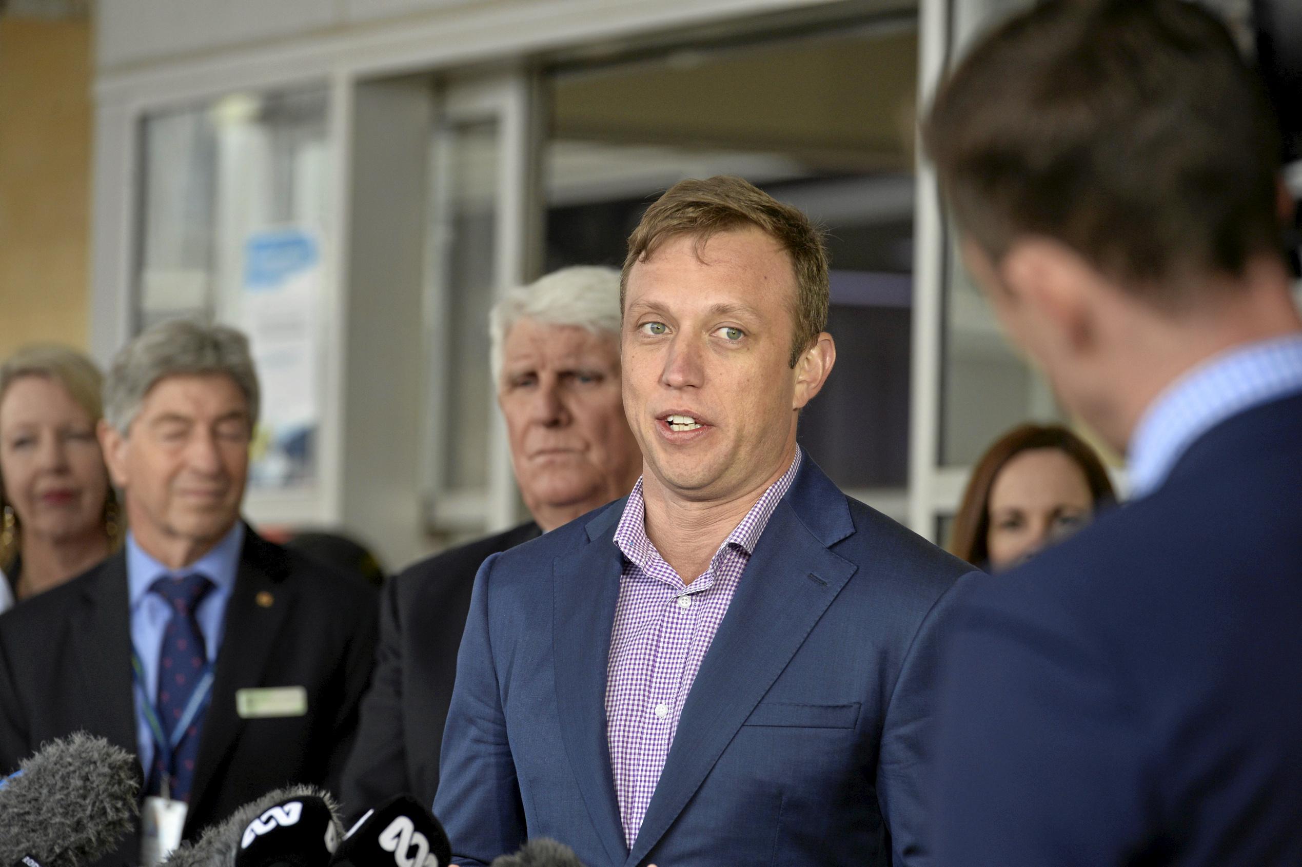 Premier Annastacia Palaszczuk and Minister for Health and Minister for Ambulance Services Dr Steven Miles at Toowoomba Hospital. Cabinet in Toowoomba. September 2018. Picture: Bev Lacey