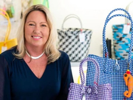 Molly Linton, the founder of My Funky Bags in Darley Rd, Manly.