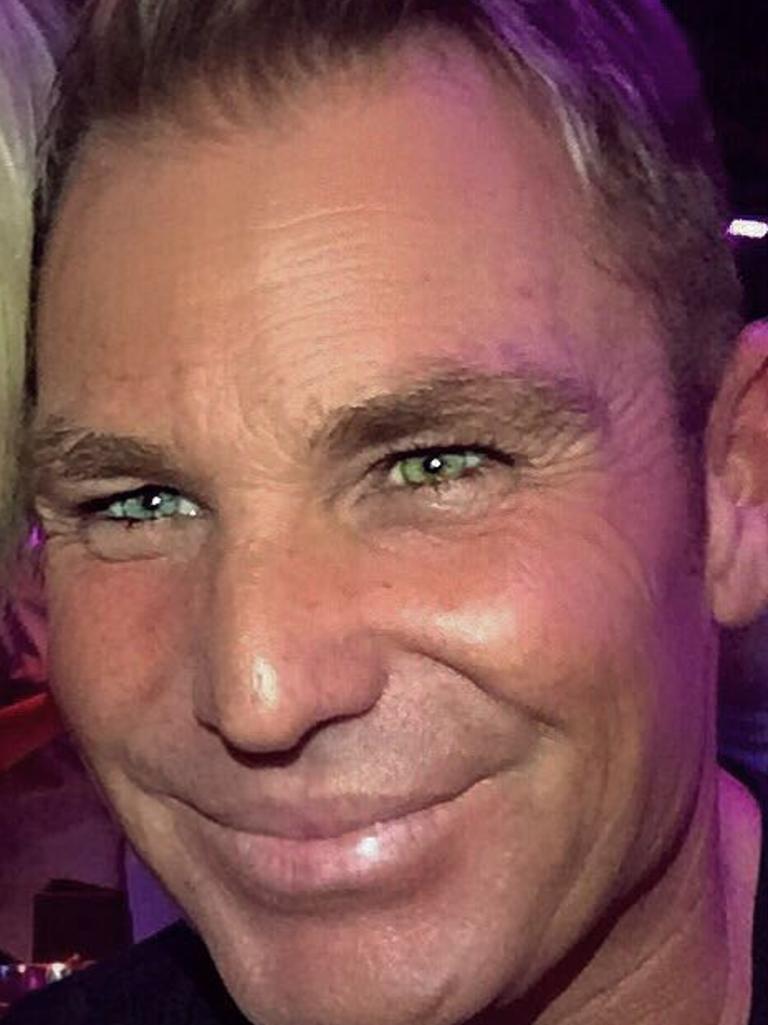 ...and after. Men are more likely to undertake botox in their mid 30s, according to experts.  Picture: Shane Warne/Instagram