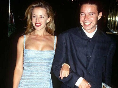 Kylie Minogue with her brother Brendan.