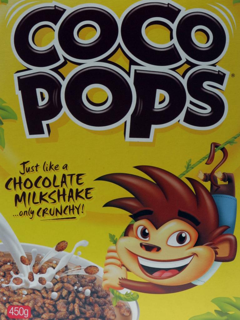 The Coco Pops mascot is a monkey.
