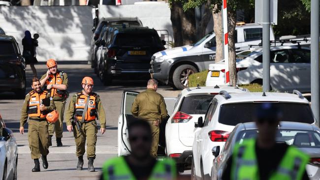 Netanyahu's office said a drone was launched toward his residence on October 19, after the military reported a drone from Lebanon had "hit a structure" in the central Israeli town. Picture: AFP.