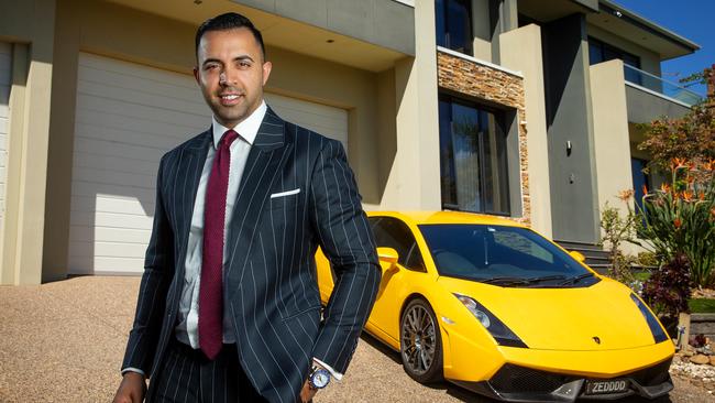 He failed VCE, is just 29 but multi-millionaire Melbourne real estate agent Zed Nasheet is a self-made man. Picture: Mark Stewart