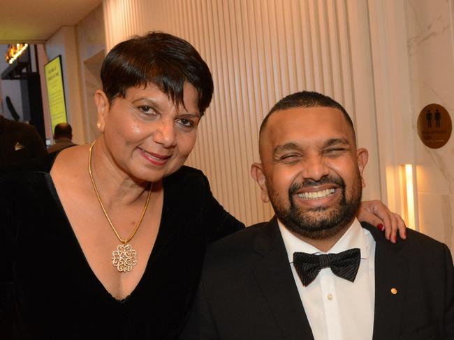 Chithrani Palipana and Dr Dinesh Palipana at the Perry Cross 'Everything is Possible' Ball at The Star Gold Coast. Picture: Regina King
