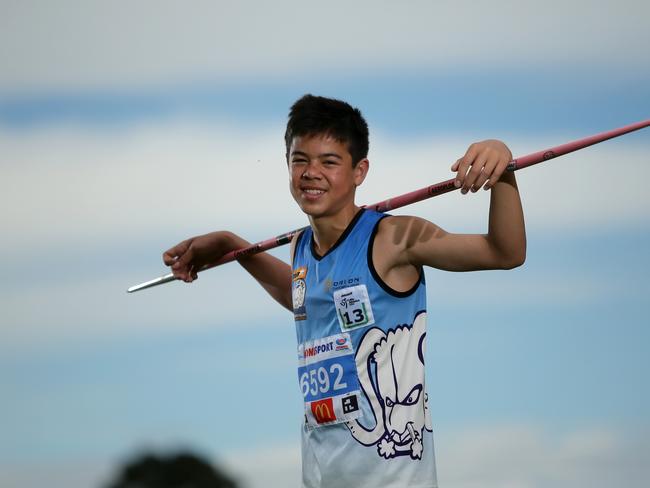 Junior Sports Star Nominee 12 year old, Blake Archer,pictured at Alfred Henry Whaling Reserve in Baulkham Hills