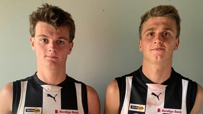 Zach and Hamish Sinnott are two key players for Camperdown. Picture: Camperdown Football Club.