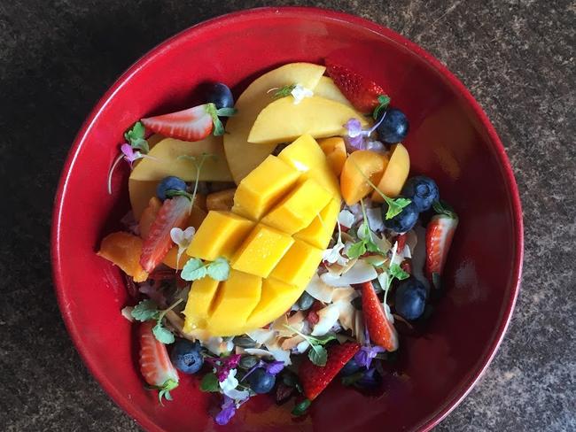 Fruit salad from Bella Natural Food Company at Terrigal. Picture: Supplied