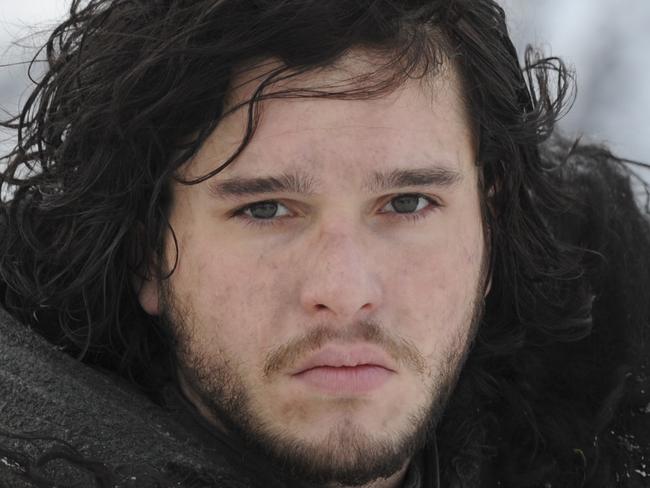 Game of Thrones filmed in Iceland .. Kit Harington plays Jon Snow in the hit show. Photo: HBO