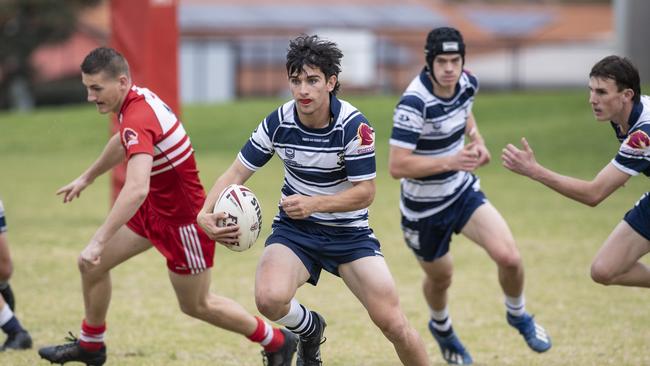 Declan Ryan, St Mary's College vs Palm Beach Currumbin. . Picture: Nev Madsen.