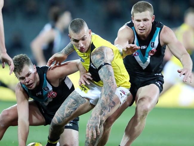 Richmond remain in fourth spot on the AFL ladder following Saturday’s loss.