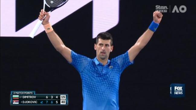 Djokovic downs Dimitrov with ease