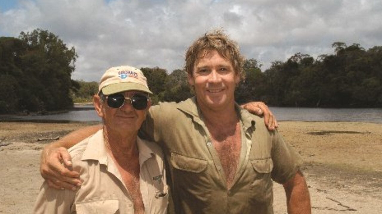 Bob Irwin (L), father of his Steve Irwin (R) is on a mission to have laws changed to protect crocodiles in Queensland.