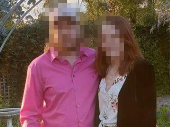 Joe Smith (not his real name) with his partner after he turned his life around by doing a Work and Development Order with Top Blokes Central Coast. Picture: Supplied