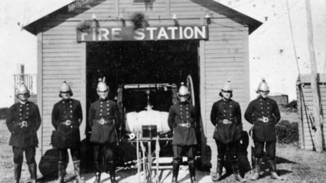 The original Narrabeen fire station in 1920. Picture: Supplied